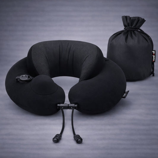 Travelmall - Premium Inflatable Memory Foam Pillow.
