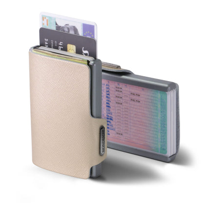 Mondraghi - Saffiano Mini-Wallet (Made in Italy).