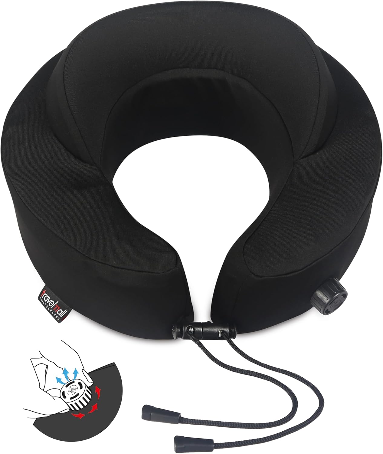 Travelmall - Eco-Inflatable Memory Foam Pillow.