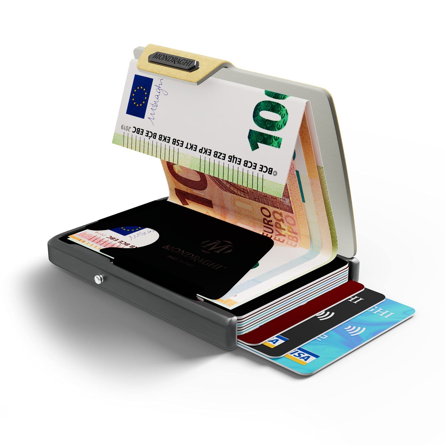 Mondraghi - Saffiano Mini-Wallet (Made in Italy).