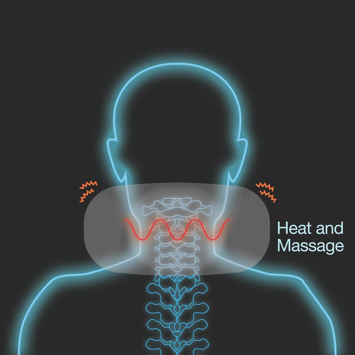 Travelmall - Multi-Functional Massage Neck Support.