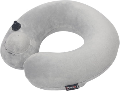 Travelmall - Pocket-Pump Inflatable Neck Pillow.