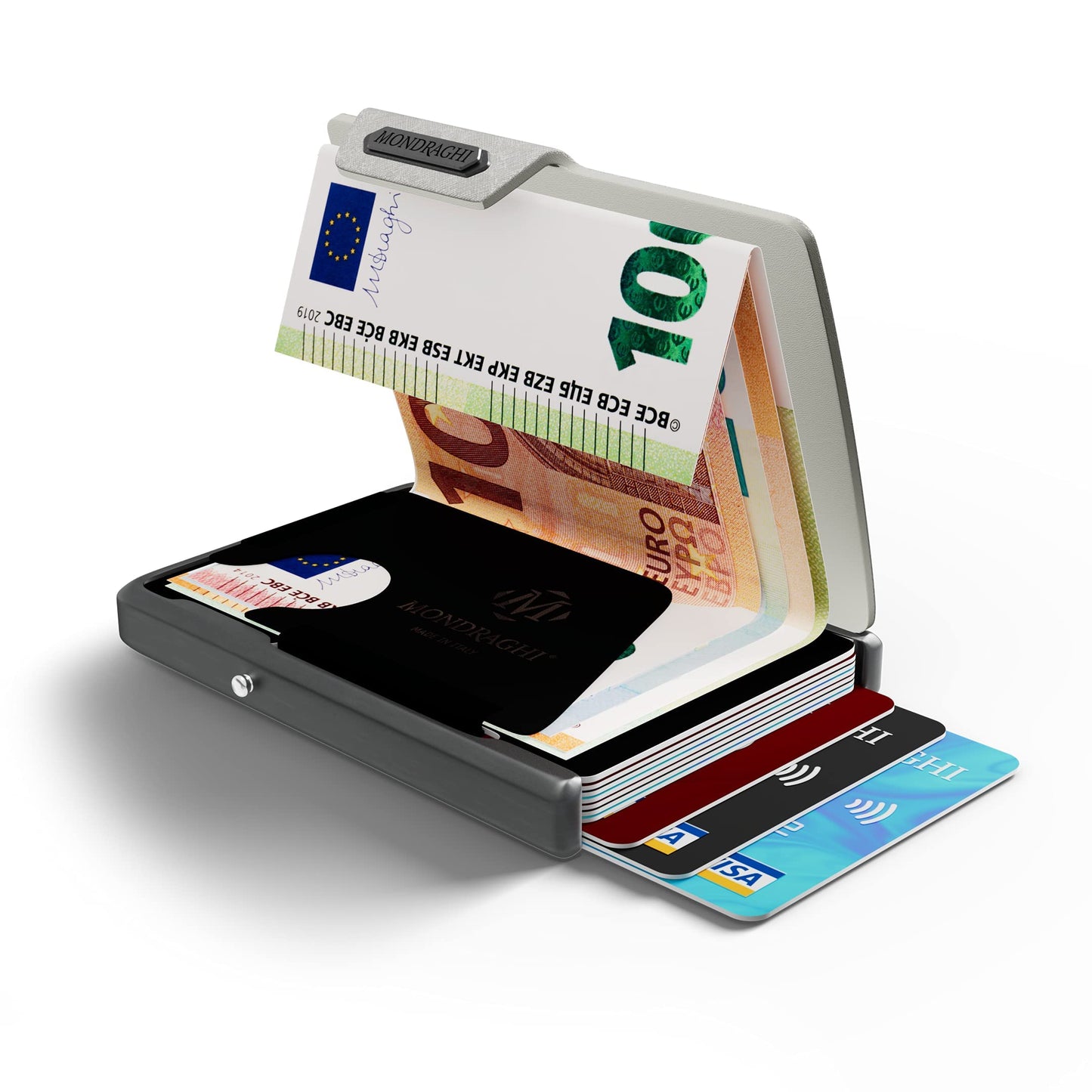 Mondraghi - Saffiano Mini-Wallet (Made in Italy).