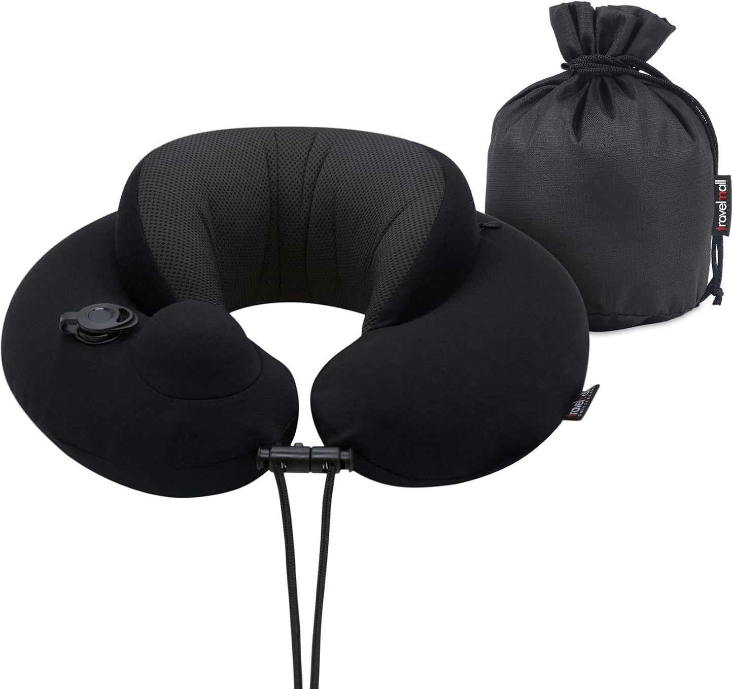 Travelmall - Premium Inflatable Memory Foam Pillow.