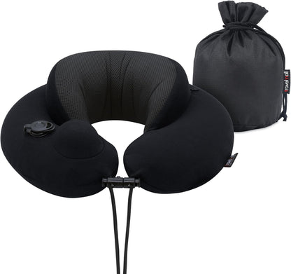 Travelmall - Premium Inflatable Memory Foam Pillow.