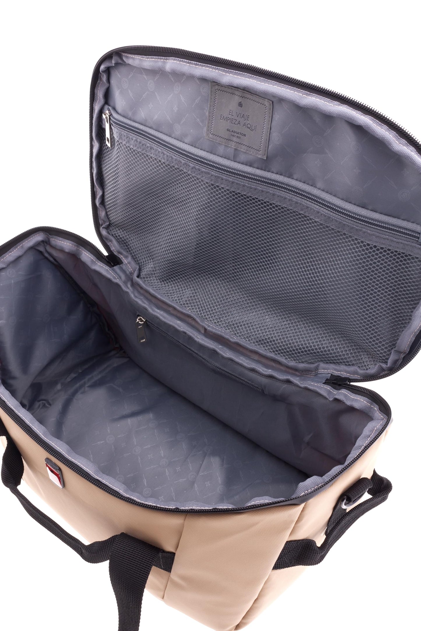 Gladiator Polar Cabin Size Luggage Bag (Beige). Imported from Spain.