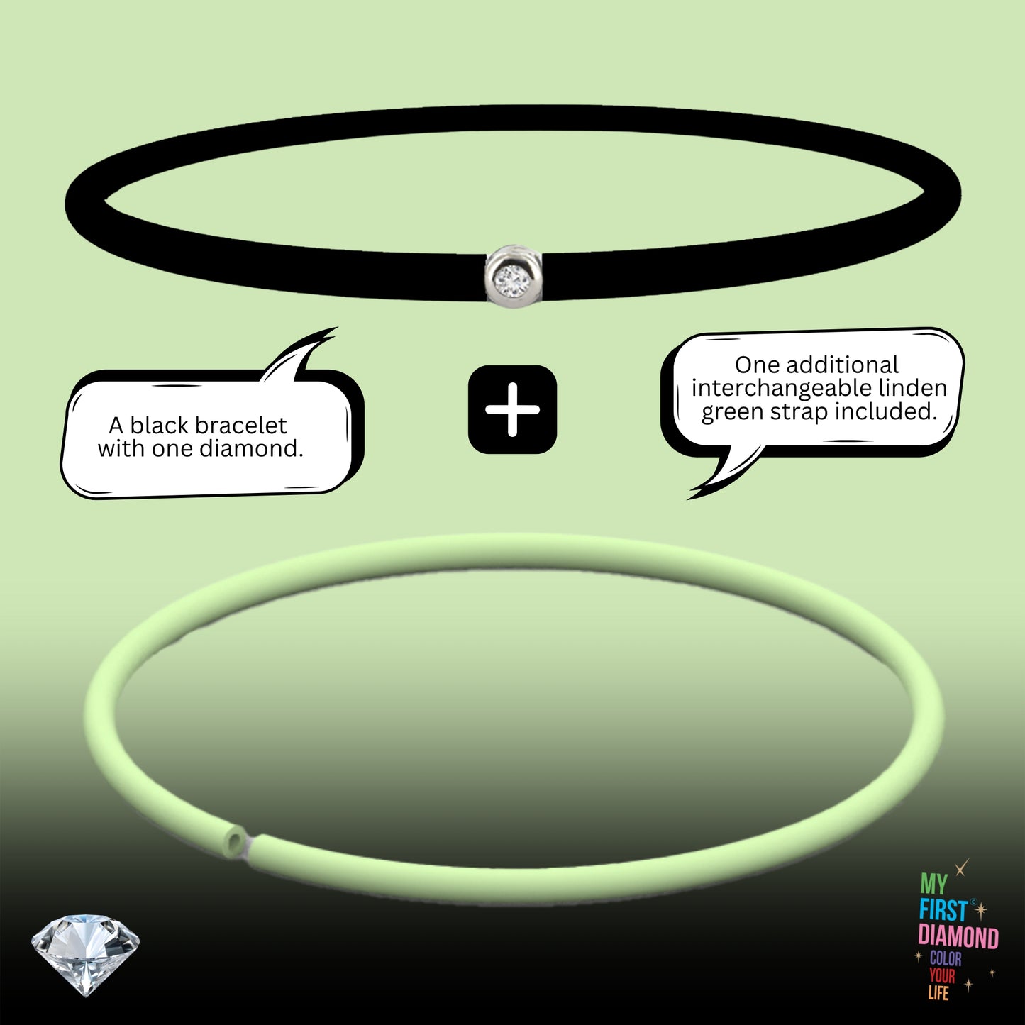 My First Diamond - Original Bracelet Unisex (Made in France)