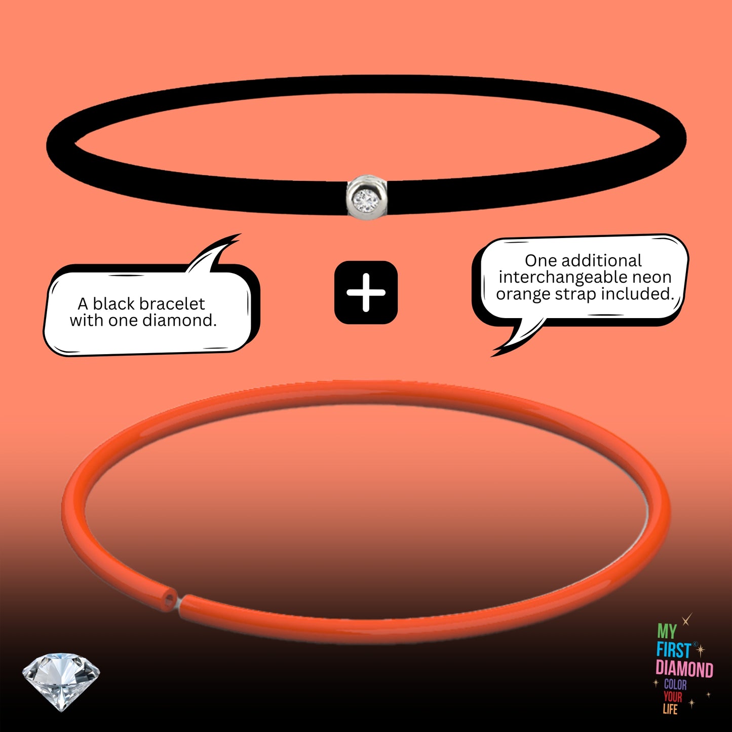 My First Diamond - Original Bracelet Unisex (Made in France)