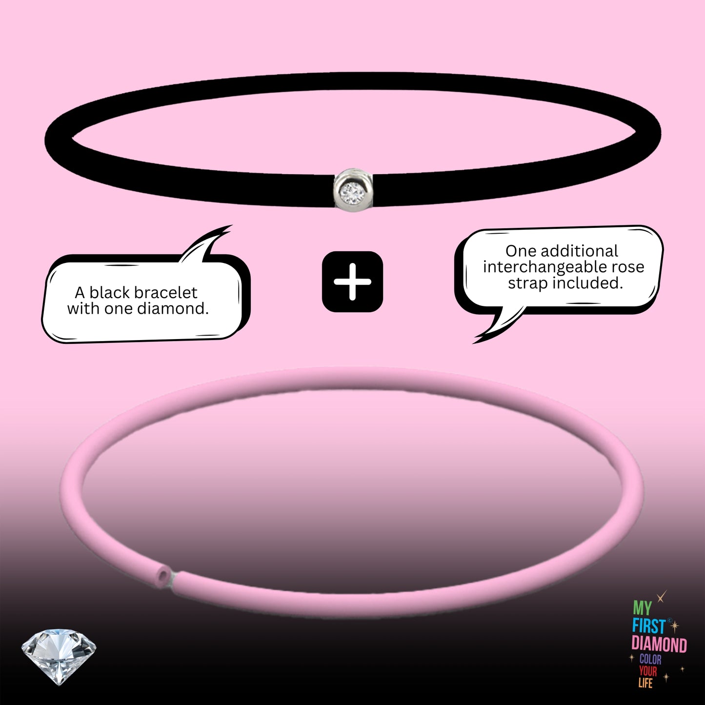 My First Diamond - Original Bracelet Unisex (Made in France)