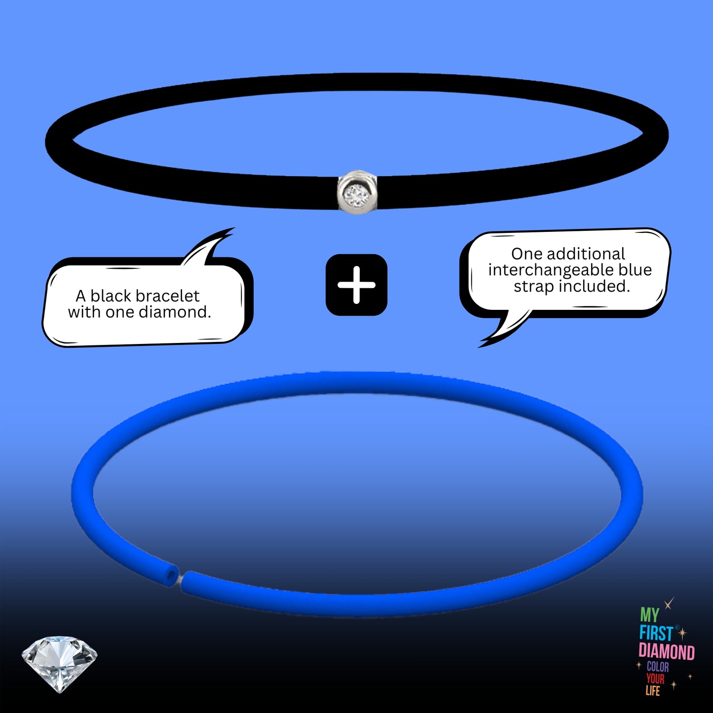 My First Diamond - Original Bracelet Unisex (Made in France)