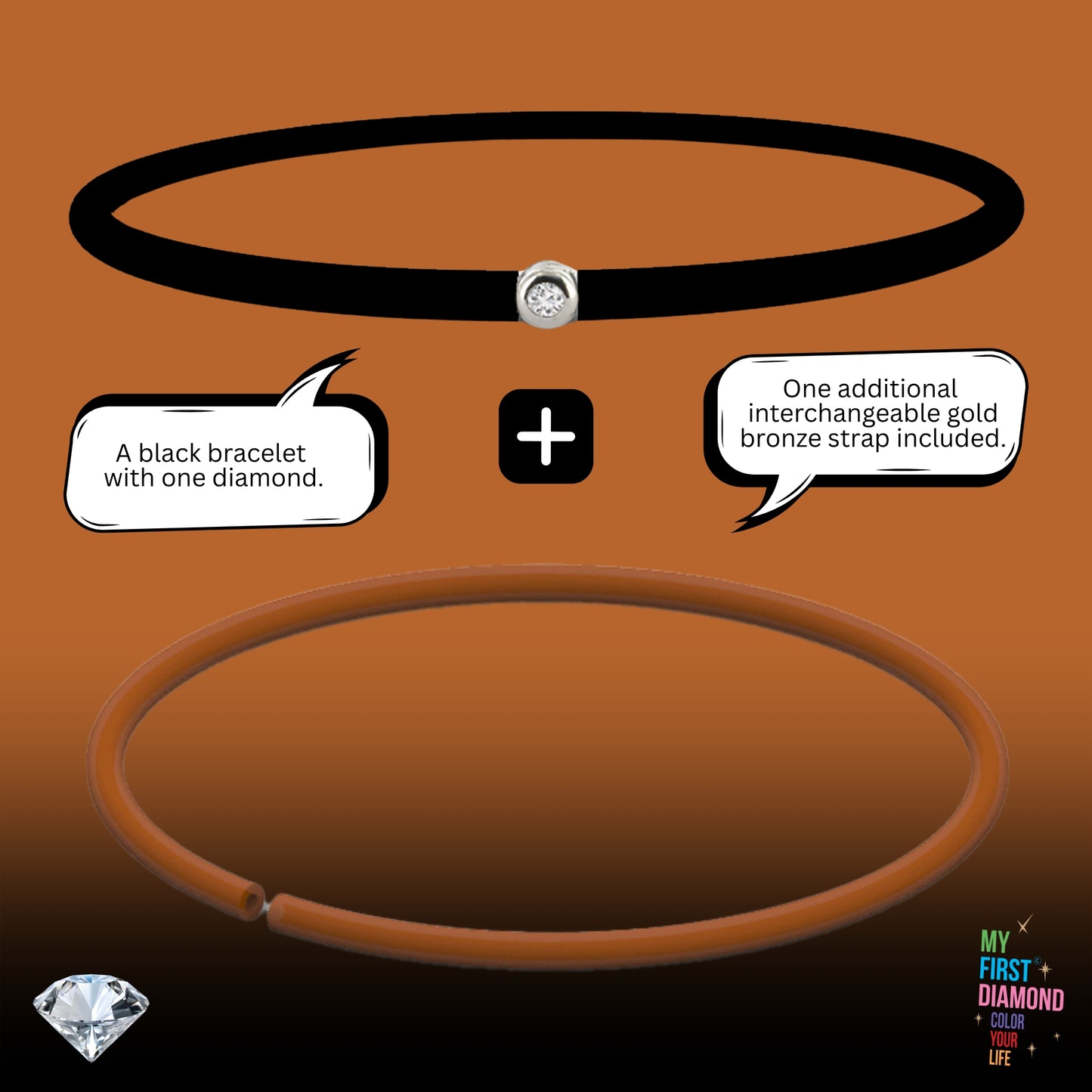 My First Diamond - Original Bracelet Unisex (Made in France)