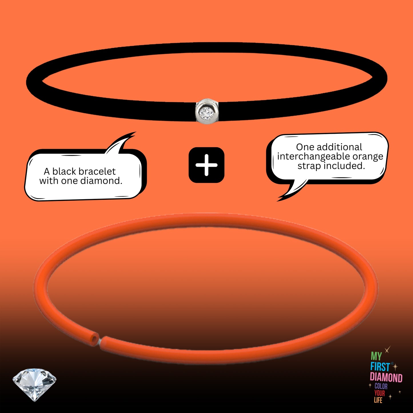 My First Diamond - Original Bracelet Unisex (Made in France)